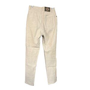Vintage 90s Express Oatmeal High-Waisted Tapered Jeans Size 9/10
